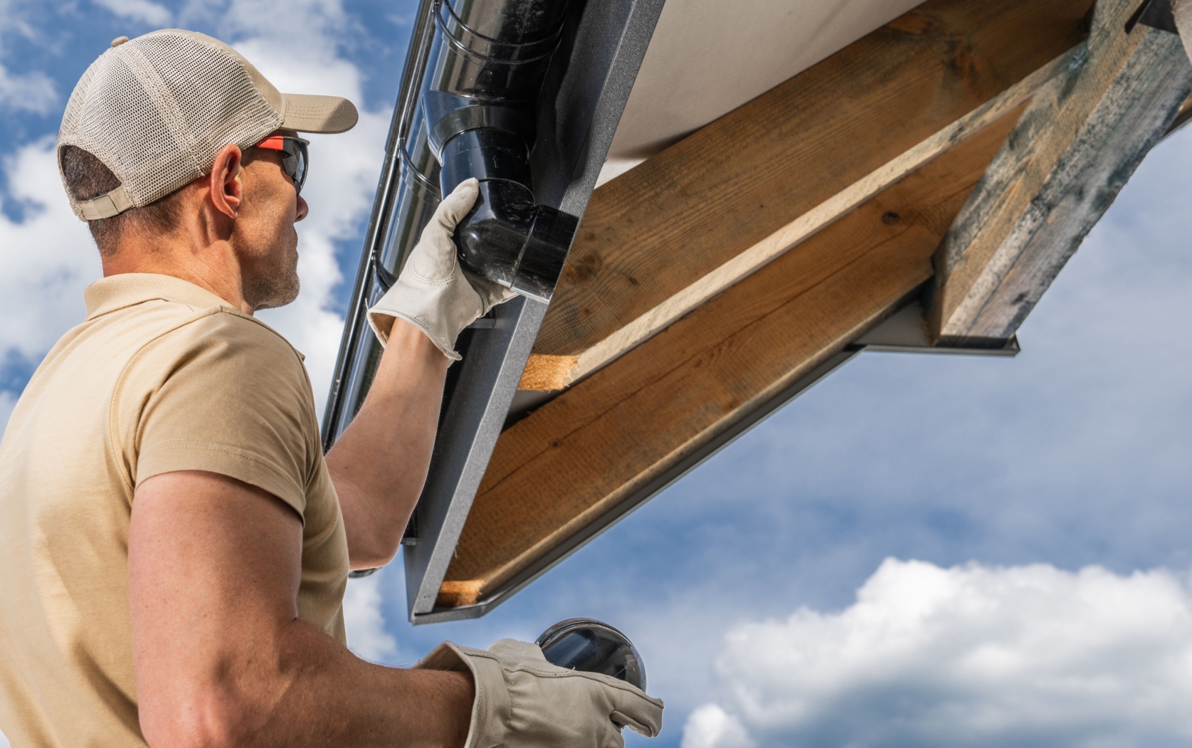 How do I replace the gutters on my house?